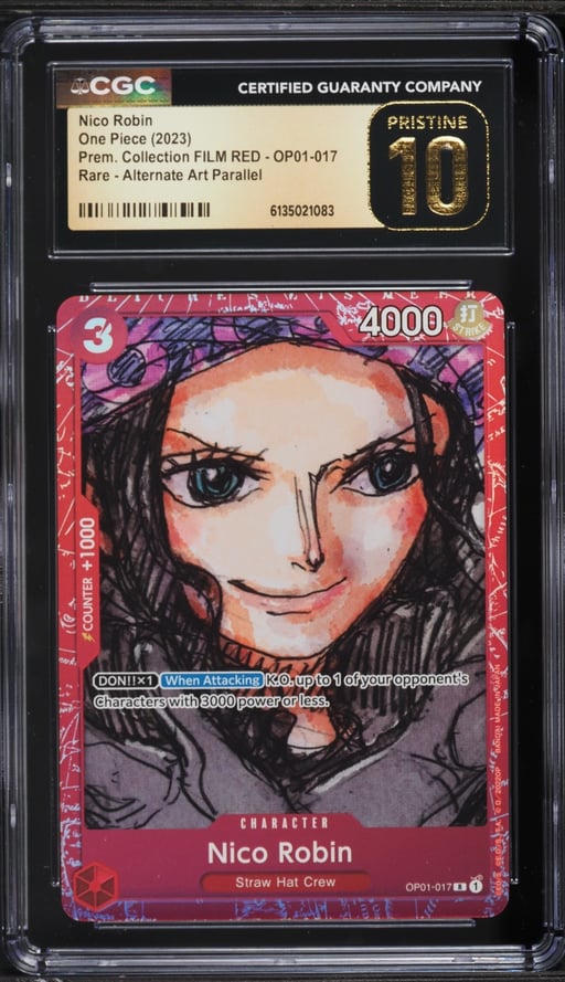 2023 One Piece Premium Collection FILM RED Nico Robin #OP01-017 CGC 10 PRISTINE
