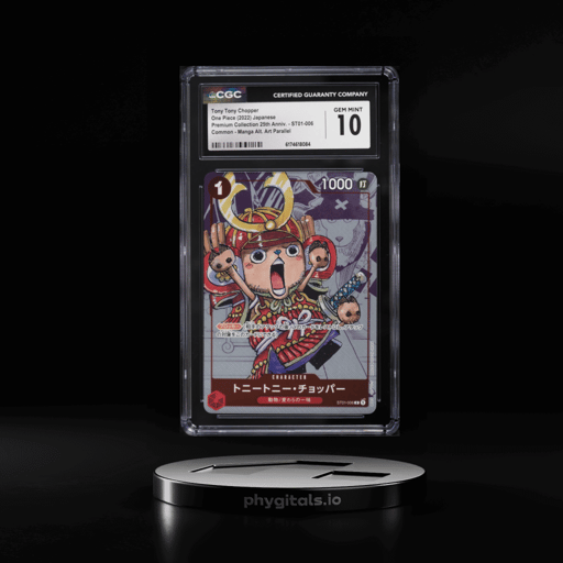 2022 One Piece Japanese Premium 25th Manga Art Tony Tony Chopper #ST01 CGC 10 GEM MINT