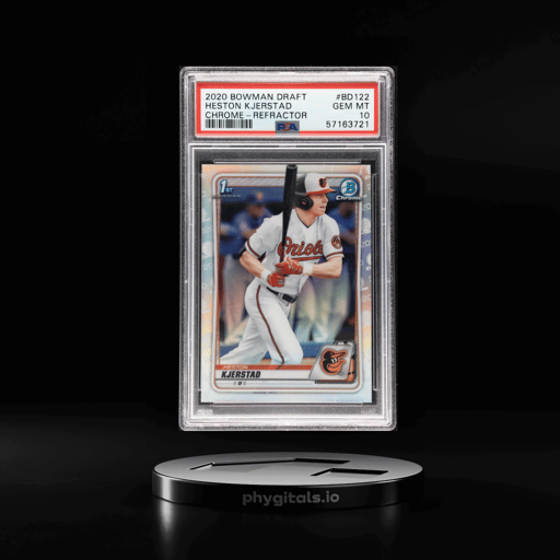 2020 Bowman Chrome Draft Refractor Heston Kjerstad #BD122 PSA 10