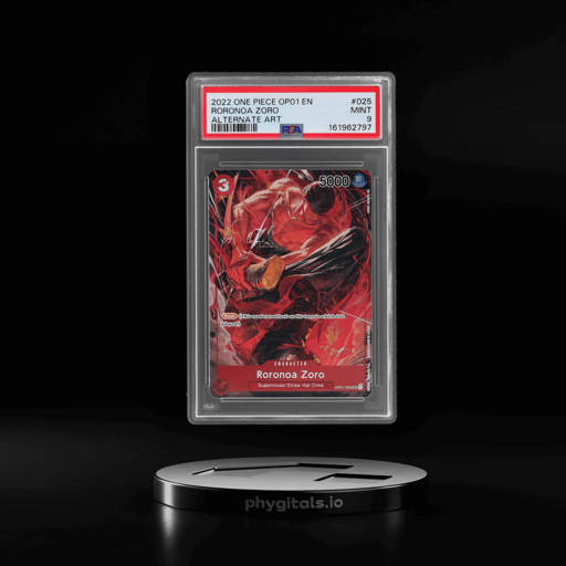 2022 One Piece Romance Dawn Alternate Art Roronoa Zoro #OP01025 PSA 9