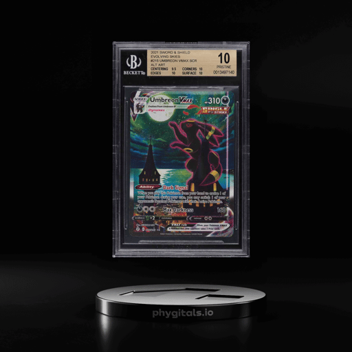 2021 Pokemon SWSH Evolving Skies Alt Art Umbreon Vmax #215 BGS 10 PRISTINE