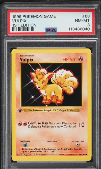 1999 Pokemon Base Set Shadowless