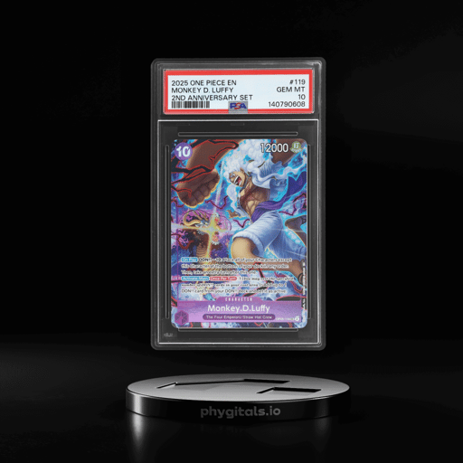 2025 One Piece Promo 2nd Anniversary Set Monkey D. Luffy #OP05-119 PSA 10