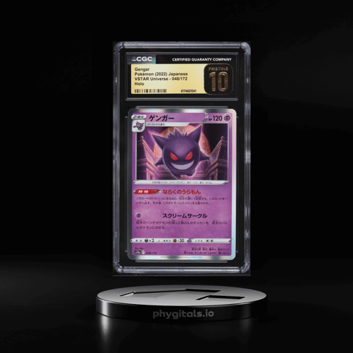 2022 Pokemon Japanese Sword & Shield VSTAR Universe Holo Gengar #48 CGC 10 PRISTINE