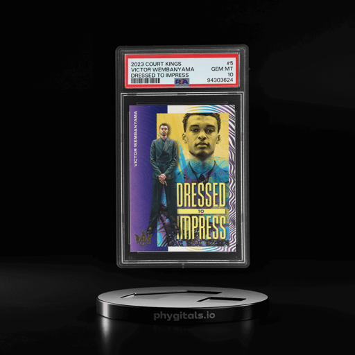 2023 Panini Court King Dressed To Impress Victor Wembanyama #5 PSA 10