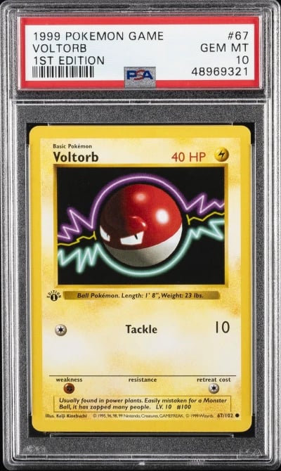1999 POKEMON GAME 1ST ED #67 VOL