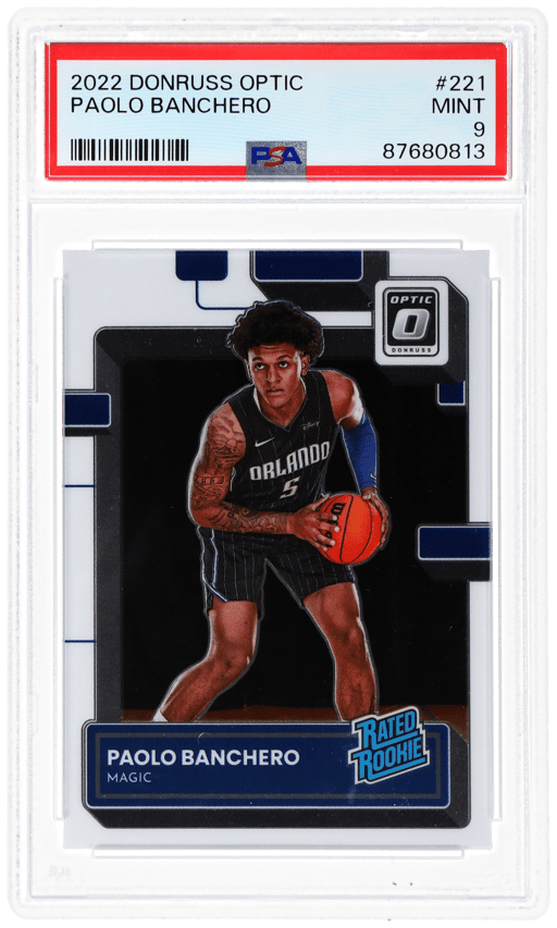 2022 Donruss Optic Paolo Banchero #221 PSA 9