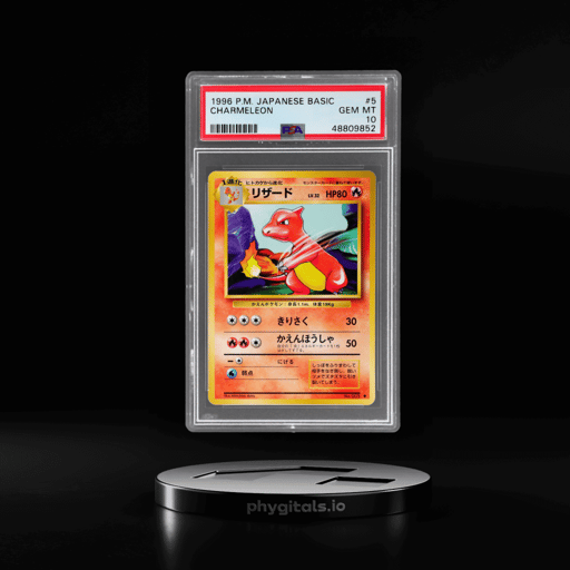 1996 Pokemon Base Set Japanese Charmeleon #5 PSA 10