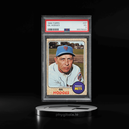 1968 Topps Gil Hodges #27 PSA 3 VG