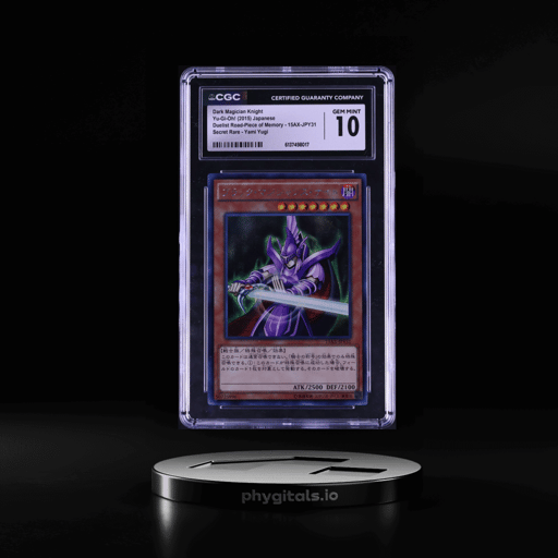 2015 Yu-Gi-Oh! Japanese Piece Of Memory Secret Rare Dark Magician Knight #15AX-JPY31 CGC 10 GEM