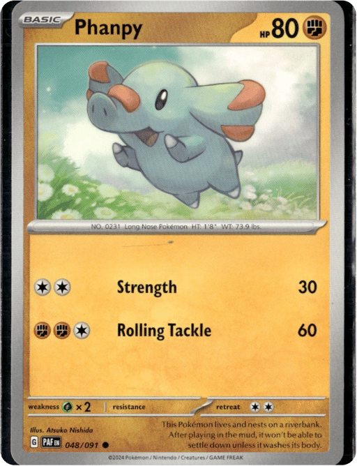 2024 Phanpy #48 Paldean Fates