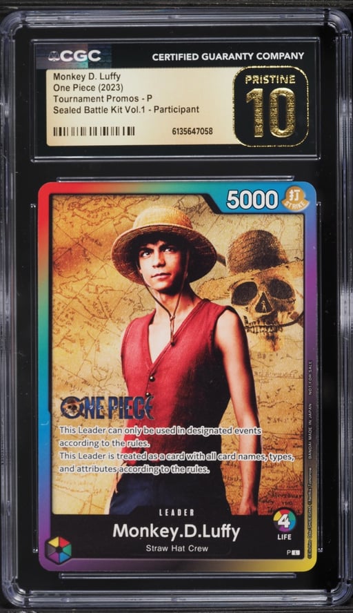 2023 One Piece Tournament Promo Sealed Battle Kit Volume 1 Leader Monkey D. Luffy #P CGC 10 PRISTINE