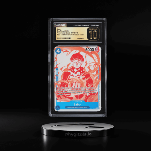2025 One Piece Promo Cards 3rd Anniversary Treasure Campaign Sabo #OP10-049 CGC 10 PRISTINE