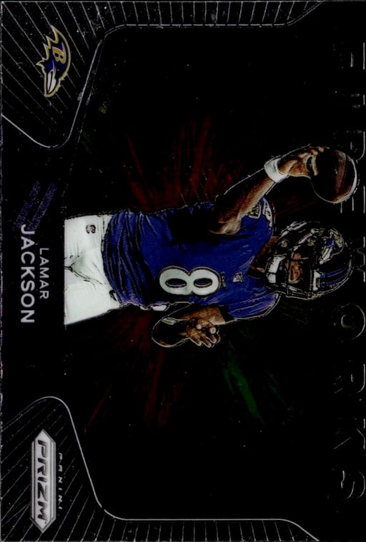 2020 Lamar Jackson #6 Prizm Fireworks