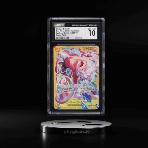 2026 One Piece Japanese Egghead Crisis Monkey D. Luffy #EB04-061 CGC 10 GEM MINT