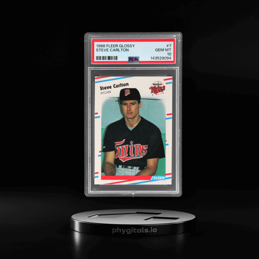 1988 Fleer Glossy Steve Carlton #7 PSA 10