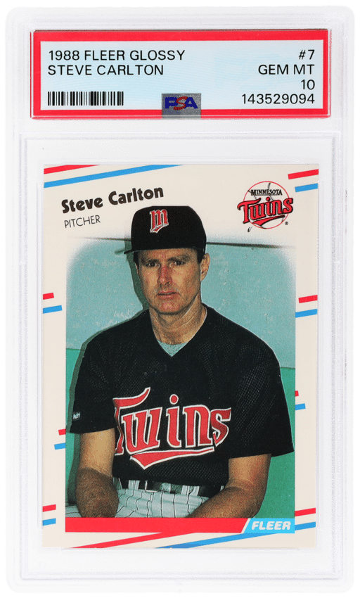 1988 Fleer Glossy Steve Carlton #7 PSA 10