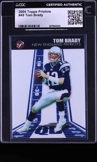 2004 Topps Pristine Tom Brady #4