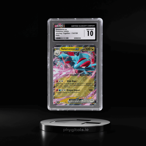 2025 Pokemon Scarlet and Violet Journey Together Salamence Ex #114 CGC 10