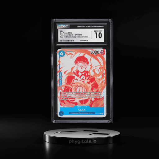 2025 One Piece Promo Cards 3rd Anniversary Treasure Campaign Sabo #OP10-049 CGC 10 GEM MINT