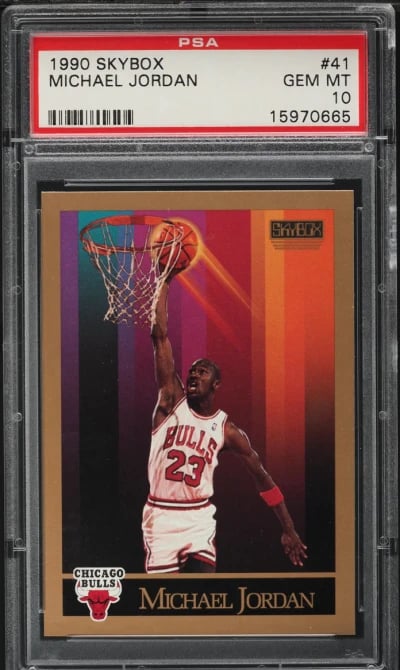 1990 Skybox Basketball Michael Jordan #41 PSA 10 GEM MINT