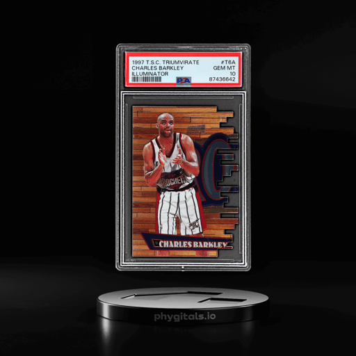 1997 Stadium Club Triumvirate Illuminator Charles Barkley #T6A PSA 10