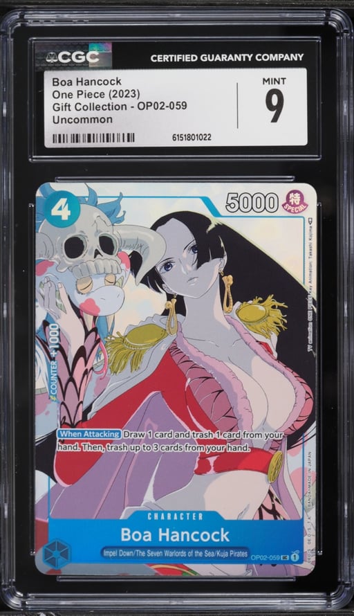 2023 One Piece Gift Collection Boa Hancock #OP02-059 CGC 9 MINT