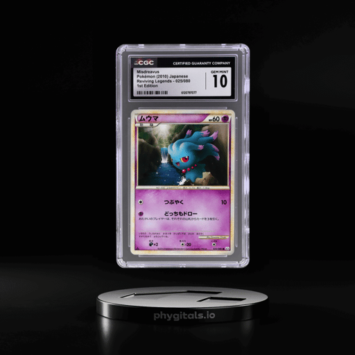 2010 Pokemon Reviving Legends Japanese 1st Edition Misdreavus #025 CGC 10
