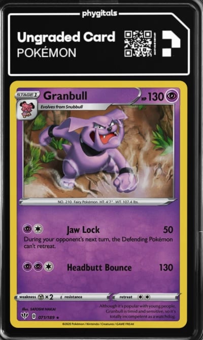 2020 Granbull Darkness Ablaze #071