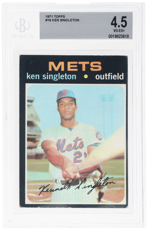 1971 Topps Ken Singleton #16 BGS 4.5