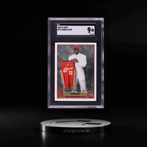 2003 Topps Basketball LeBron James #221 SGC 9 MINT