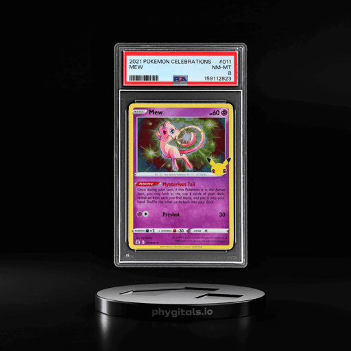 2021 Pokemon Sword and Shield Celebrations Mew #011 PSA 8
