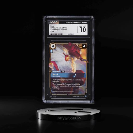 2026 Riftbound League Of Legends LoL Spiritforged Bard #79 CGC 10 GEM MINT
