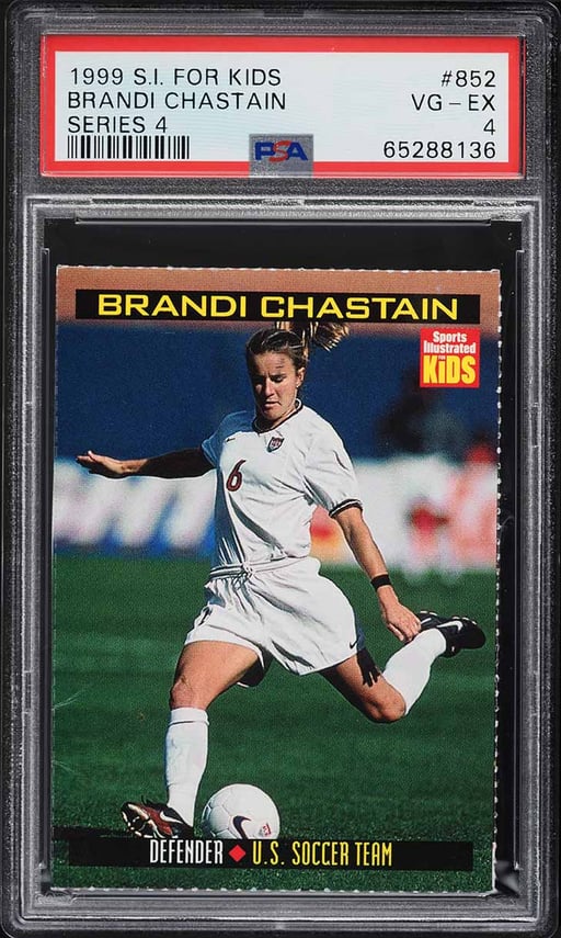 1999 Sports Illustrated For Kids Series 4 Brandi Chastain ROOKIE #852 PSA 4 VGEX