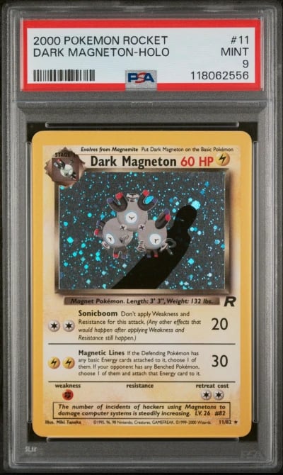 2000 POKEMON ROCKET #11 DARK MAG