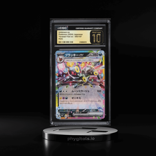 2024 Pokemon Japanese Scarlet & Violet Terastal Fest Ex Holo Umbreon Ex #93 CGC 10 PRISTINE