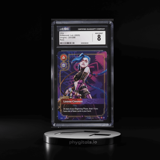 2025 Riftbound League Of Legends LoL Origins Jinx #251 CGC 8 NM-MT