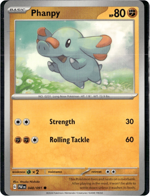 2024 Phanpy #48 Paldean Fates