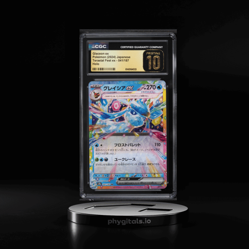 2024 Pokemon Japanese Scarlet & Violet Terastal Fest Ex Holo Glaceon Ex #41 CGC 10 PRISTINE