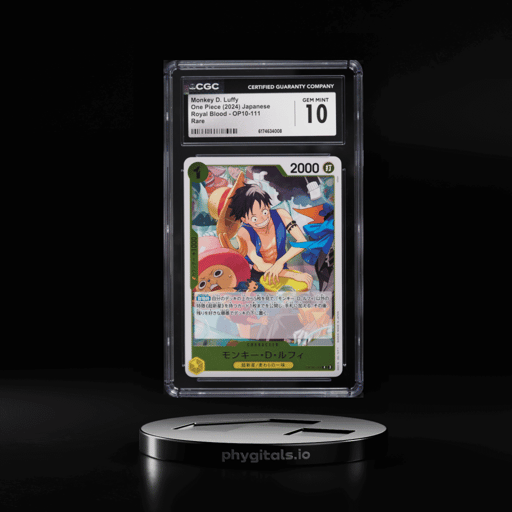2024 One Piece Japanese Royal Blood Monkey D. Luffy #OP10-111 CGC 10 GEM MINT