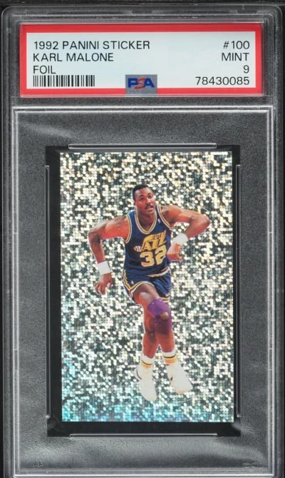1992 Panini Sticker Foil Karl Ma
