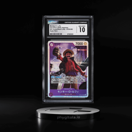 2025 One Piece Japanese SD Purple Black Luffy Monkey D. Luffy #ST26-005 CGC 10 GEM MINT