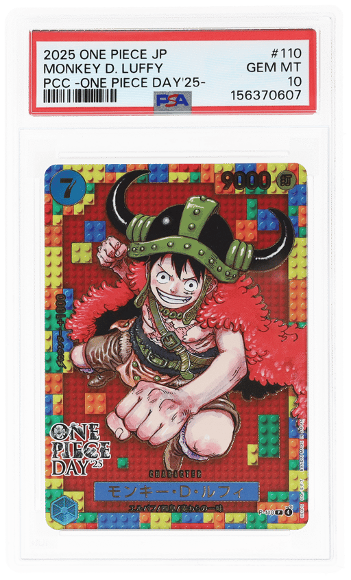 2025 One Piece Premium Collection Japanese One Piece Day Monkey D. Luffy #P110 PSA 10