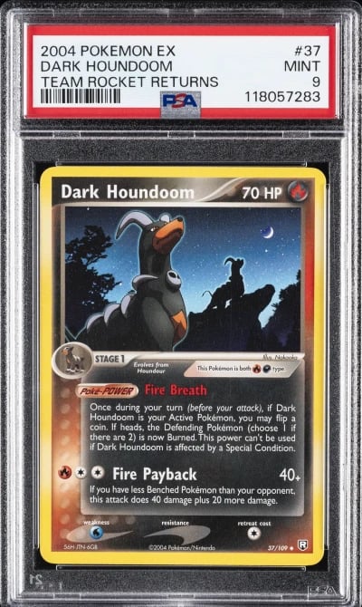 2004 POKEMON EX TEAM ROCKET RETU