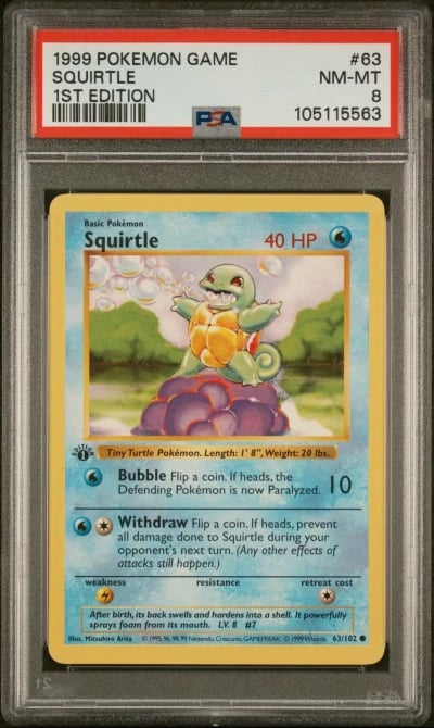 1999 POKEMON BASE SET 1ST EDITIO