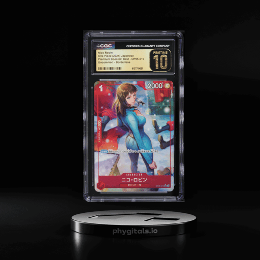 2024 One Piece Japanese Premium Booster The Best Alt Art Nico Robin #OP05-010 CGC 10 PRISTINE