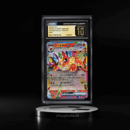 2024 Pokemon Japanese Scarlet & Violet Terastal Fest ex Holo Flareon EX #22 CGC 10 PRISTINE