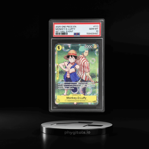 2025 One Piece Promo Set Sail Event Monkey D. Luffy #OP10-111 PSA 10