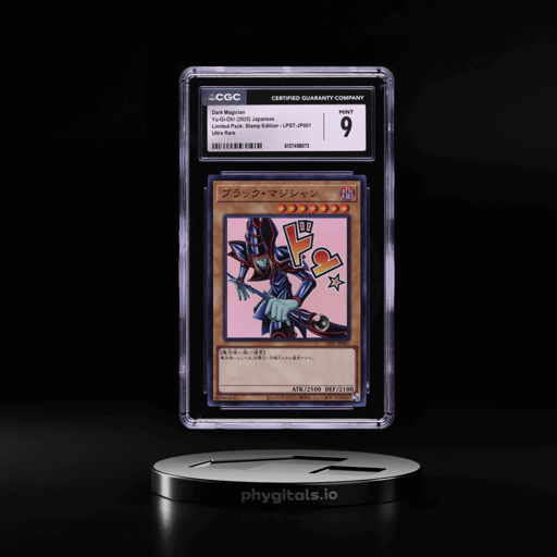 2025 Yu-Gi-Oh! Japanese LPST Ultra Rare Dark Magician #LPST-JP001 CGC 9 MINT
