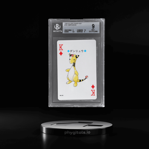 1999 Pokemon Playing Card Silver Set Lugia Back Ampharos #181 BGS 9